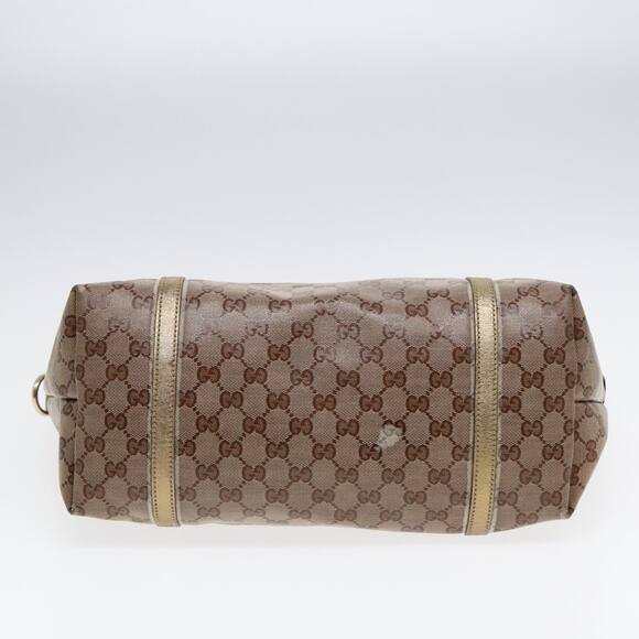 GUCCI GG Crystal Tote Bag Gold Beige - Picture 9 of 16